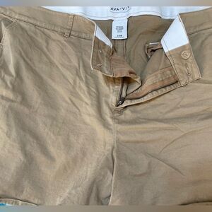 Size 24 Ava & Viv khaki shorts